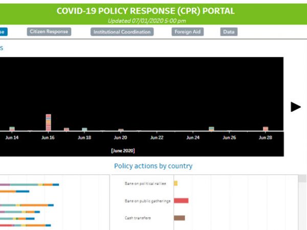 COVID-19 POLICY RESPONSE (CPR) PORTAL